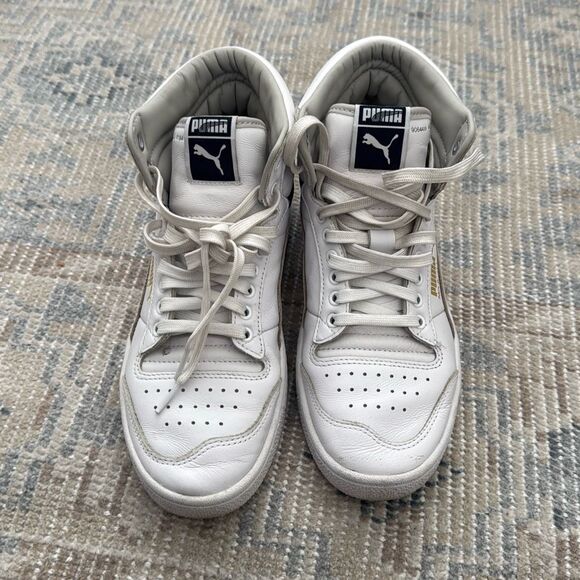 Puma Men's Ralph Sampson Leather Mid-Top Sneakers size 8 - Picture 6 of 12